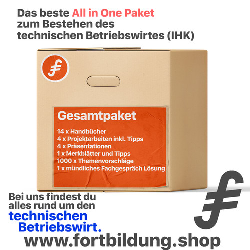 Technischer betriebswirt paket - technischer,