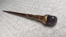 1  Zauberstab  ca 24cm mit AMETHIST - Halbedelsteine