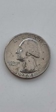 Quarter Dollar Münze USA 1964
