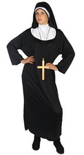 Kostüm Nonne Nonnenkostüm Schwester Nonne Damenkostüm Kirche Gr. S - XXXXL