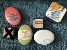 Fossil Schmuck Dosen Boxen Blechdose Sammeln Geschenk Ring Uhr Metall