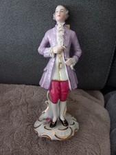 Alte Dresdner Porzellanfigur Handbemalt