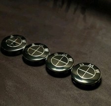 4x BMW 68mm Schwarz