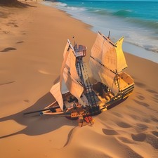 Original 4290 Piratenschiff In