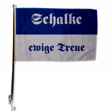 Autoflagge Schalke ewige Treue