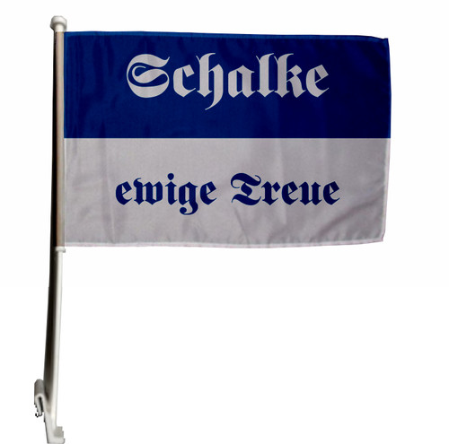 Autoflagge schalke ewige treue - autoflagge,