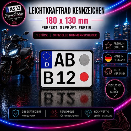 Kennzeichen schwarz 180 - kennzeichen, in