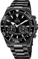 Jaguar Herren Armbanduhr J929/1 Quarz Chronograph Saphirglas schwarz