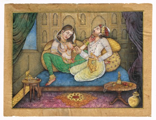 Indianer liebe szene kunst - indianer,