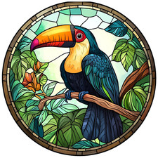 XXL 30X30 car sticker bird