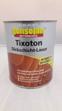 19,99€/L Consolan Tixoton Dickschicht Lasur 0,75L Holz Wetterschutz Garten A1551