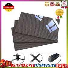 Carbon Platte 0,5mm 1mm 2mm 3mm / CFK Kohlefaser / Hochglanz / Größe wählbar TOP