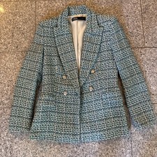 Zara Damen Boucle Blazer S