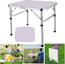 Youseahome 2FT Campingtisch klappbar Picknick höhenverstellbare Beine, leicht 