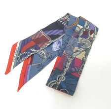 Authentic HERMES  Silk Scarf