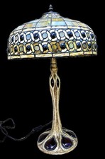 Tiffany Syle Lampe Vintage Tischlampe Tischleuchte