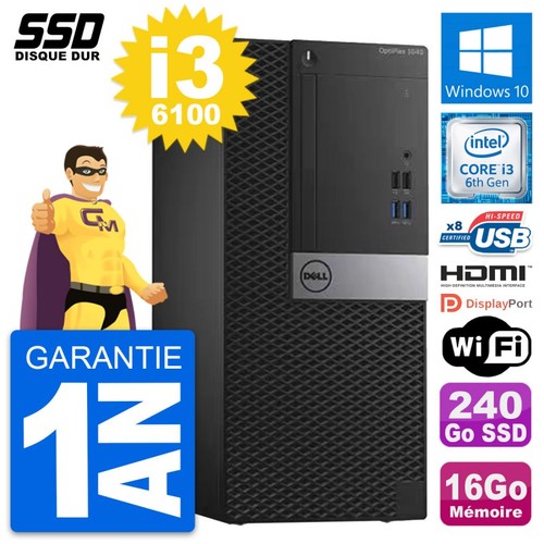 Tour dell optiplex 3040 - dell,