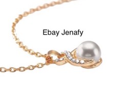 Damen Halskette PIERRE CARDIN Kette rose gold Modeschmuck Perle Anhänger Collier