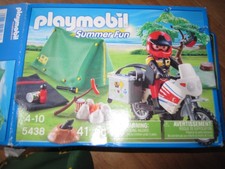 Playmobil Summer Fun 5438 Biker Camping Zelt Motorrad Camper Feuerstelle OVP top