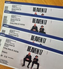 Heaven 17 ; 4 Konzertkarten Hamburg 6.Nov. 2026