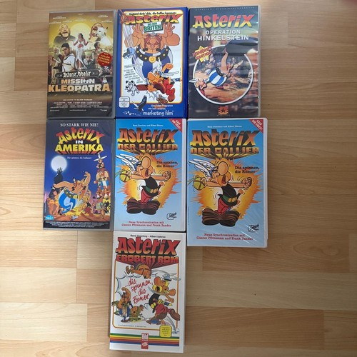 Asterix vhs kassetten - asterix, sammlung