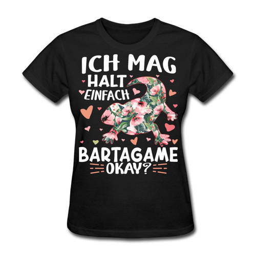 Bartagame pogona damen shirt - damen, t-shirt