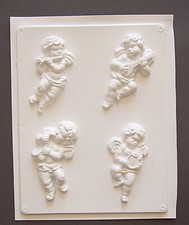 Musizierende Engel 4-fach