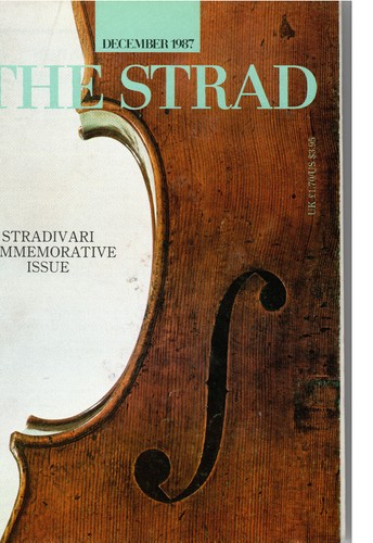 The strad magazin dez 1987 - strad,