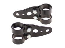 Lampenhalter Scheinwerfer Gabel Schwarz für Zündapp Hercules Kreidler Puch