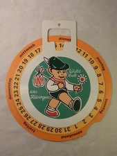 alter Kalender DDR Kunststoff