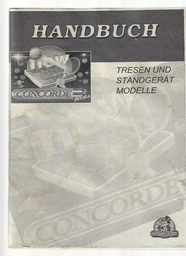Handbuch concorde plus - handbuch,
