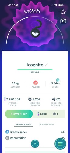 Pokémon go icognito unown - go,