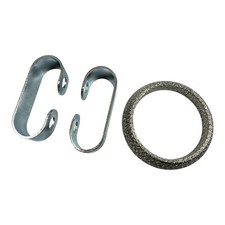 Anbausatz Auspuff Montagesatz Dichtring Haltefeder Hosenrohr VW Golf Jetta T4