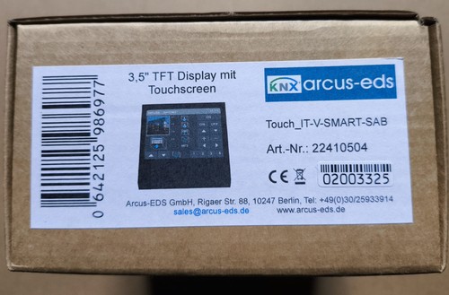 Knx arcus eds - tft, display