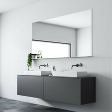 Spiegel Badspiegel Wandspiegel Aufhängebleche Inklusive 5mm Geschliffen&Poliert