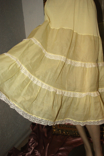 Vintage stufen petti - -, volants