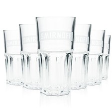 6x Smirnoff Glas 0,3l