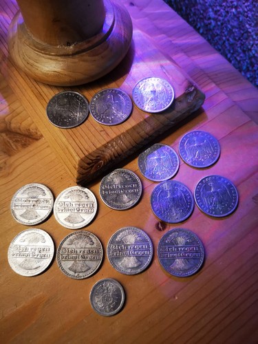 Altes rechen geld münzen - altes,