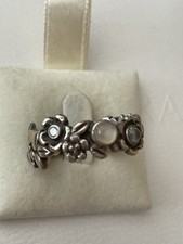 Pandora Ring Gr 57 Mit Topas Und Mondstein Oldie 