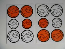 K1X Basketball Basketball-Team Sticker Aufkleber Fanartikel 