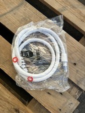 Brauseschlauch, Kunststoff weiß 1,50m