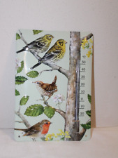 Blechschild mit Thermometer