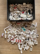 LEGO® Steine Farbe WEIß White - 1 kg Ersatzteile Steine Platten Fenster