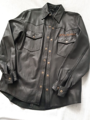 Lederhemd harley davidson aus - harley,
