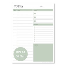 PuK Tagesplaner Block DIN A4