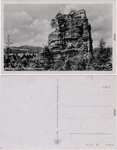 Schierke feuersteinklippen - schierke,