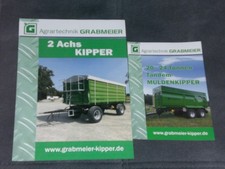GRABMEIER 2 Achs Kipper, Muldenkipper Prospekte ( 4098 )