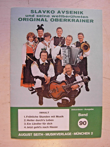 Akkordeonnoten slavko avsenik - akkordeonnoten,
