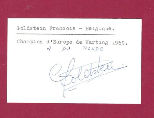 Francois goldstein belgien - -,
