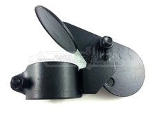 64 65 66 67 mm universal Regenkappe Traktor Auspuff Klappe 2 1/2 Zoll schwarz